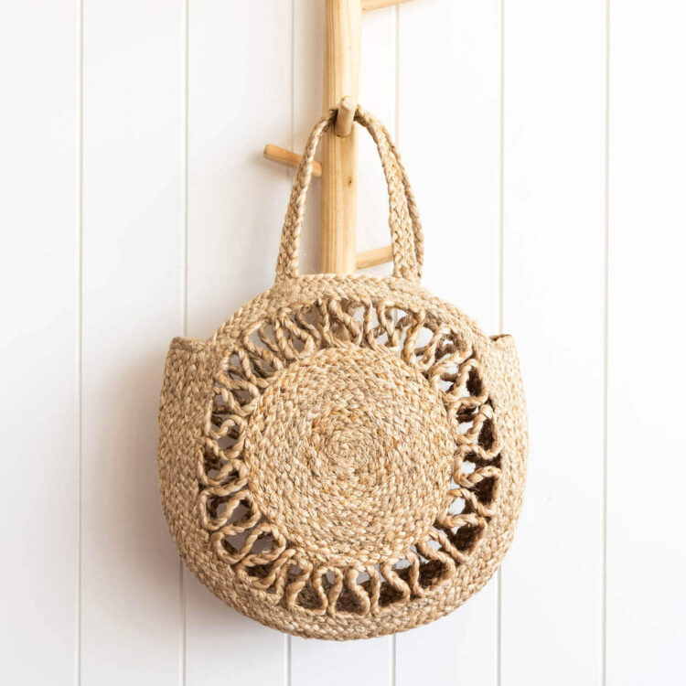 Jute Filagree Bag
